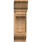 Ekena Millwork Merced Traditional Smooth Bracket w/ Offset Brace, Western Red Cedar, 7 1/2"W x 20"D x 24"H BKT0806X20X24MRC01SWR - alternate 2